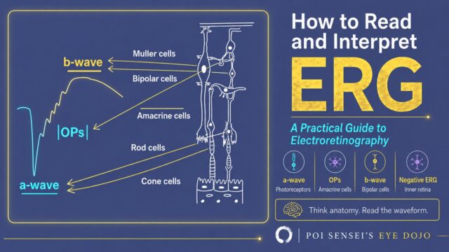 How to read and interpret ERG: a practical guide to electroretinography, with the a-wave, b-wave and oscillatory potentials matched to the retinal layers